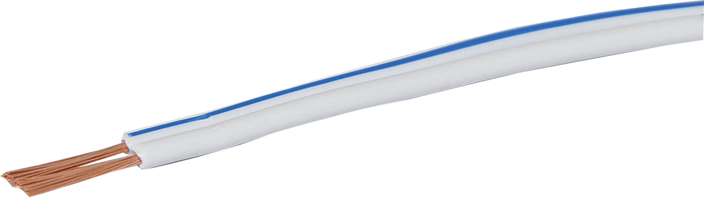 Figure 8 Cable 20AWG White / Blue Sold by the Meter W2116