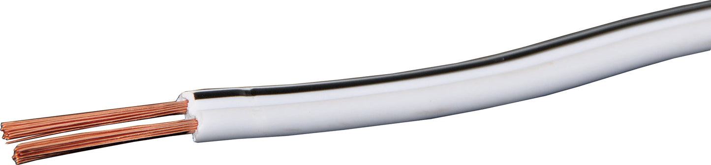 Speaker Cable Fig8 118AWG White / Black Sold by the Meter W2126