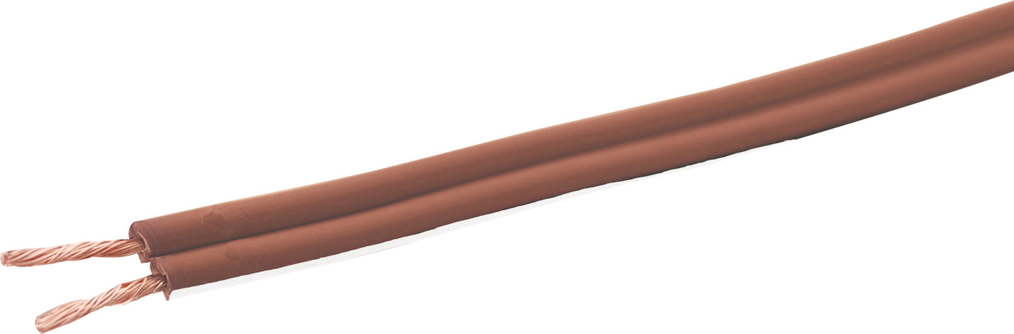 Speaker Cable 18AWG Brown / White Sold by the Meter W2128