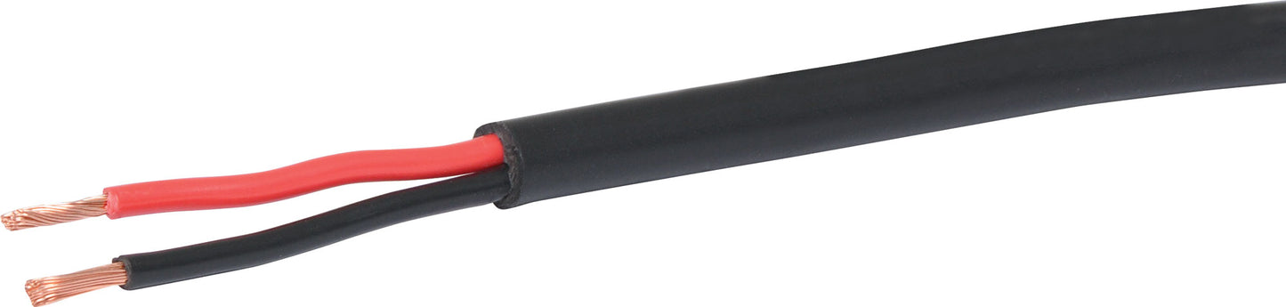 Speaker Cable Double Insulated 13AWG Black Sold by the Meter W2199