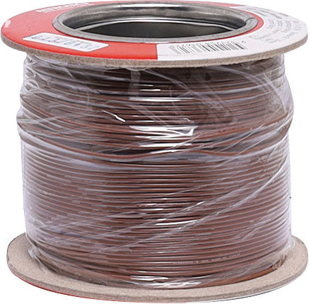 Hook Up Cable 26AWG Tinned Light Duty Brown W2252