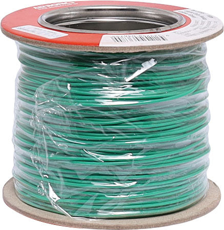 Hook Up Cable 26AWG Tinned Light Duty Green W2255