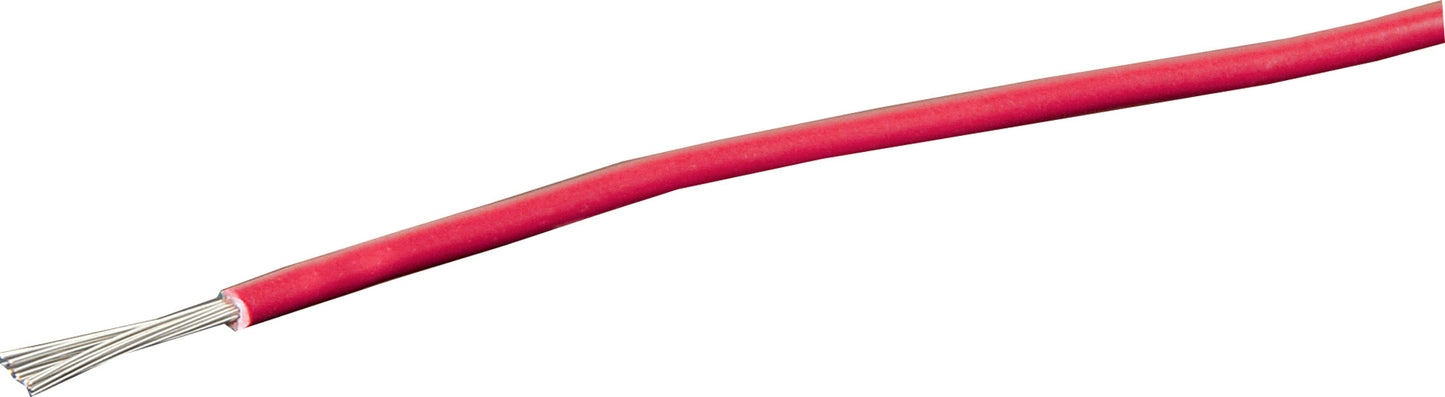 Hook Up Wire 18AWG Tinned Heavy Duty Hook Up Cable Red Sold by the Meter W2270