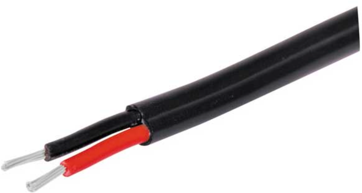 Figure 8 Cable 17AWG Tinned Heavy Duty Automotive Black Sold by the Meter W4166