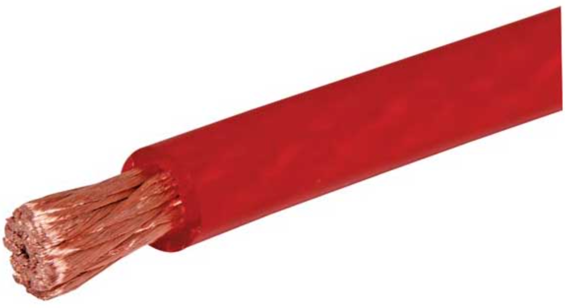 Power Cable 0AWG 250A Red - Sold by the Meter W4190A