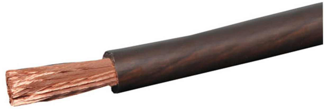 Power Cable 0AWG 250A Black - Sold by the Meter W4191A
