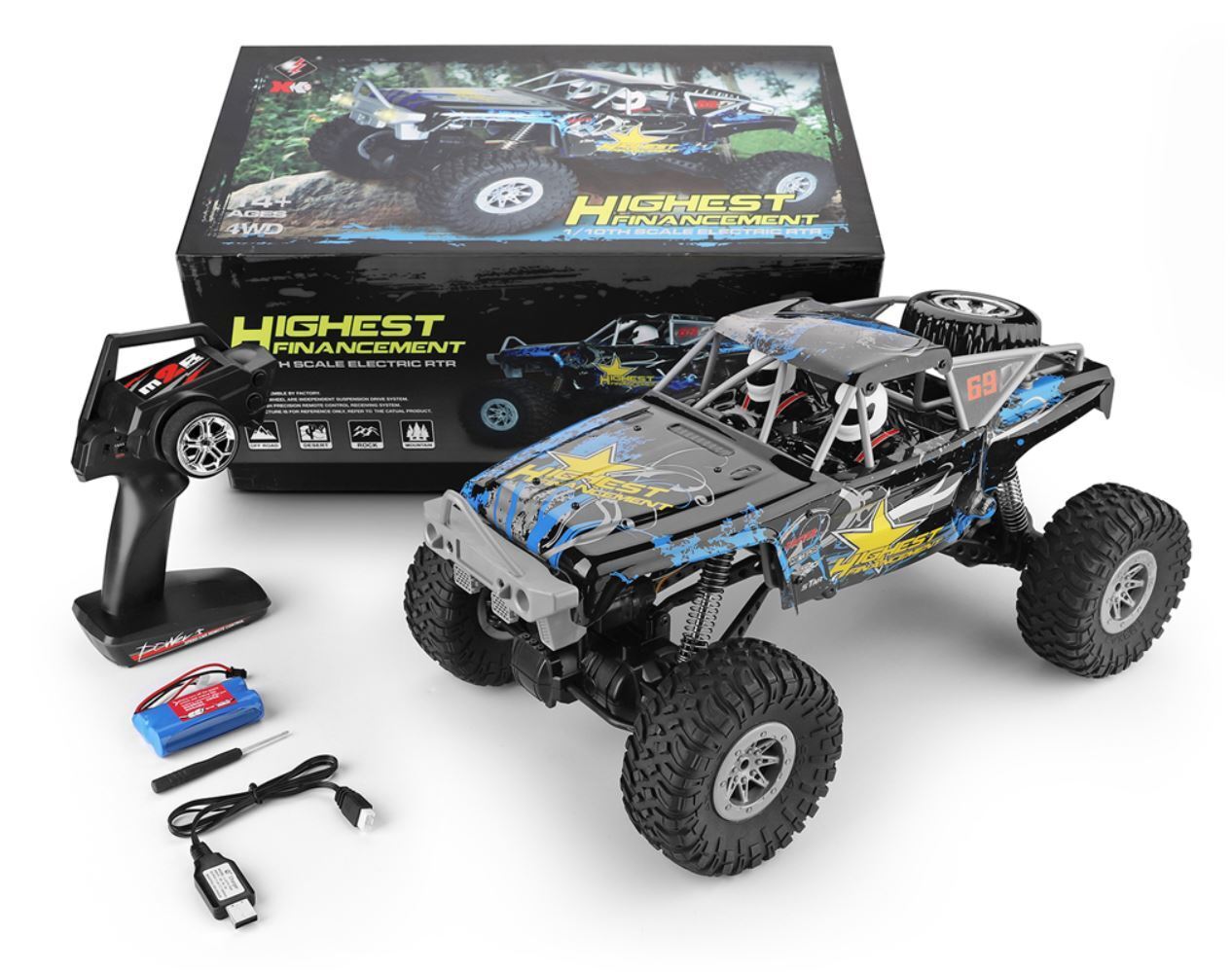 WLToys 1/10 Scale Rock Crawler RC Truck WL104310