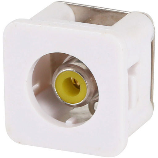 Wall Plate RCA Socket Insert Yellow WPI31