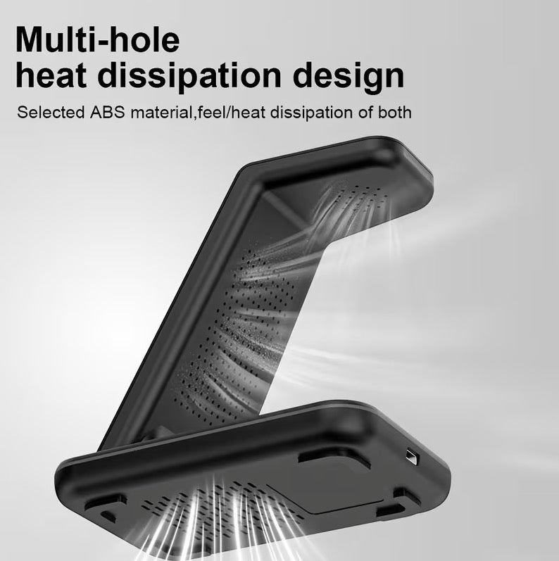 Wireless Charging Stand Foldable 18w 3in1 Ph/Watch/Ebuds TYN5001076B