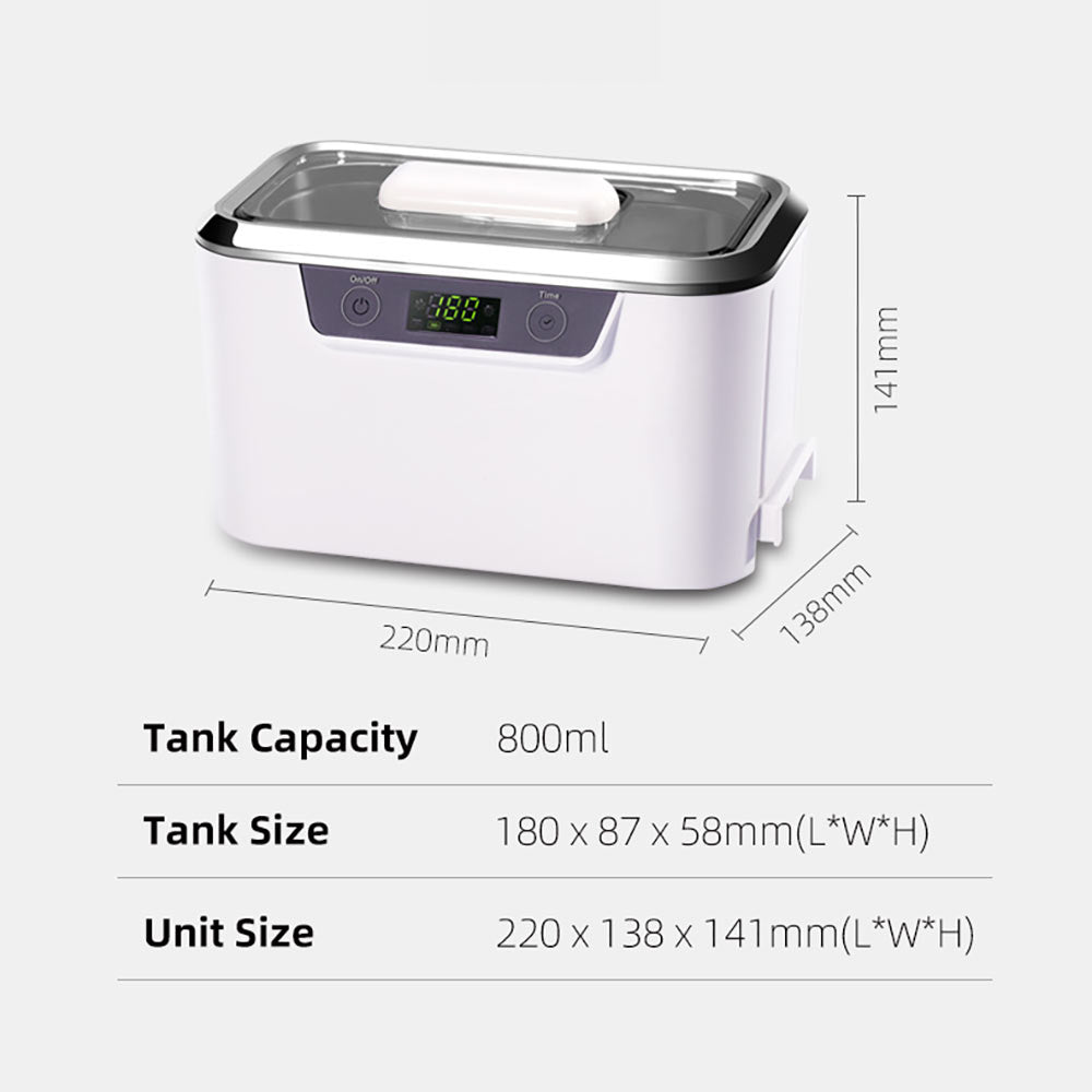 Ultrasonic Cleaner 60W Deluxe Digital Display X0103A