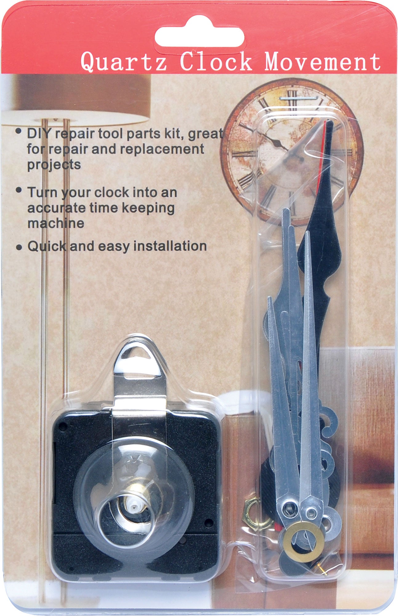 Quartz Clock Movement Kit For 16-21mm Panel X1014A