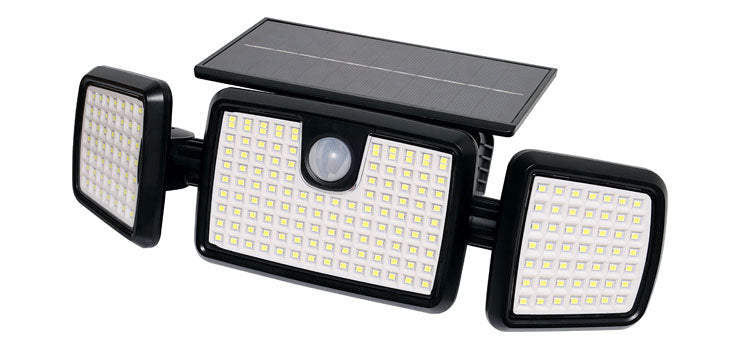 LED Floodlight 600 Lumen Solar Powered Security Sensor X2384