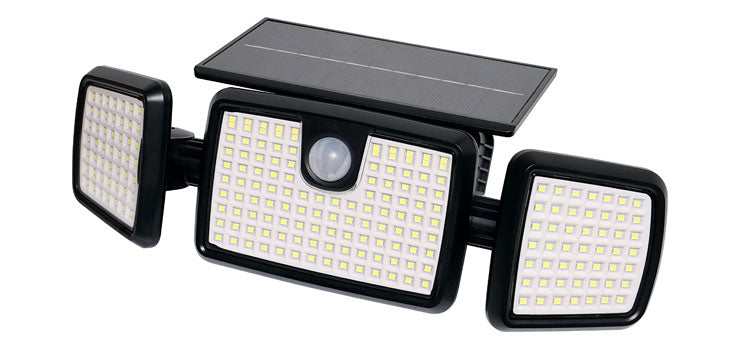 Solar Powered Security Sensor Floodlight 600 Lumen X2384