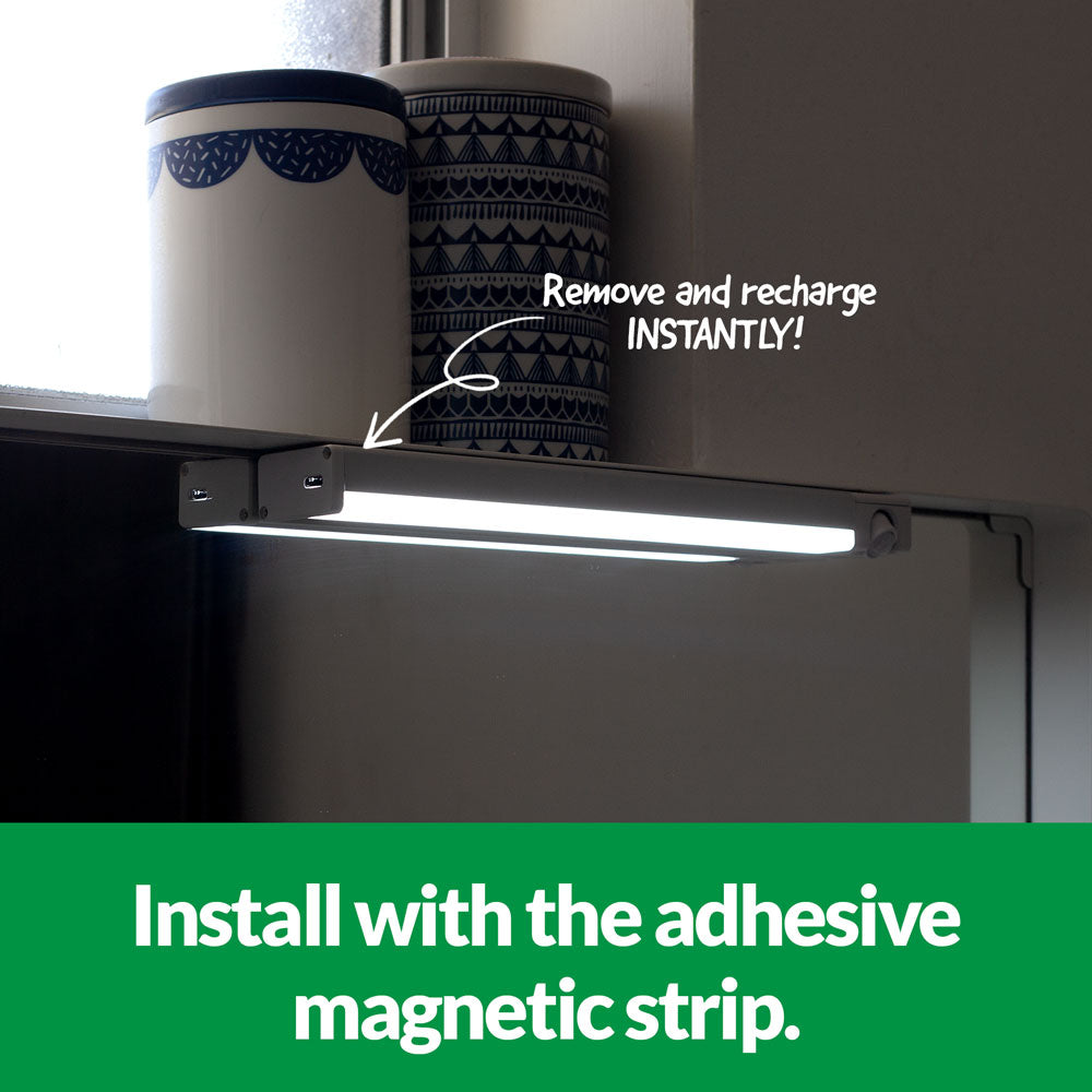 LED Lighting USB Rechargeable Aluminium LED Sensor Light X2394