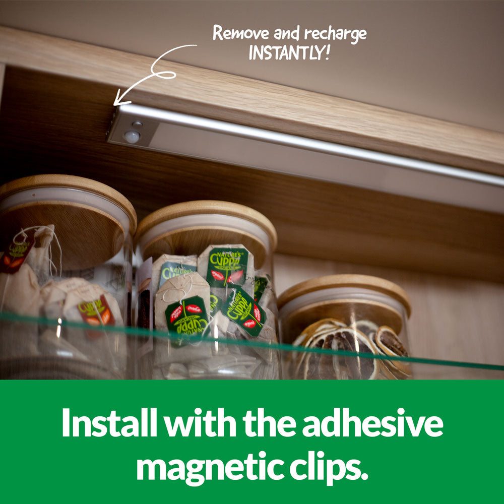 LED Lighting USB Rechargeable Aluminium LED Sensor Light X2396