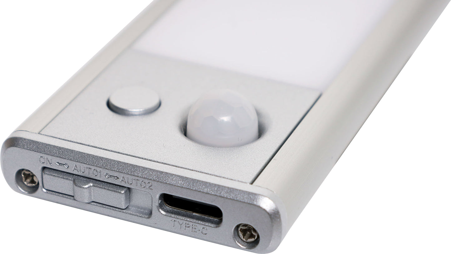 LED Lighting USB Rechargeable Aluminium LED Sensor Light X2396