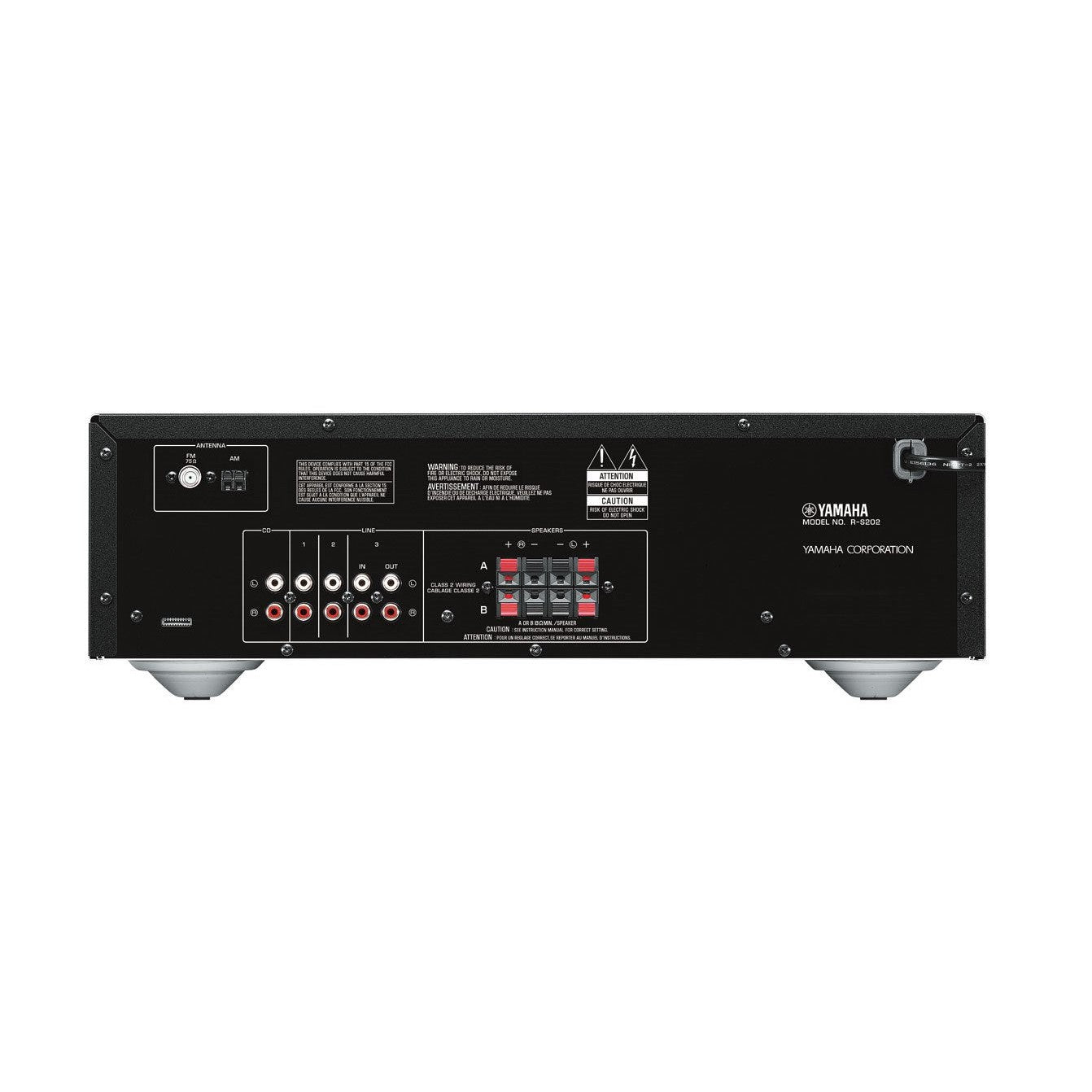 Yamaha R-S202 Hifi Stereo Receiver + NS-BP301 Bookshelf Speakers Blk HIFI1
