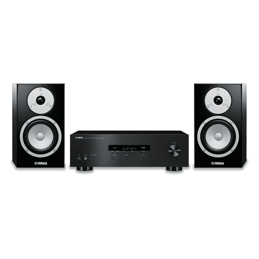 Yamaha R-S202 Hifi Stereo Receiver + NS-BP301 Bookshelf Speakers Blk HIFI1