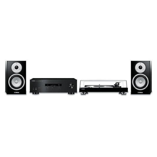 Yamaha Hifi3 Stereo Receiver, Turntable & Bookshelf Speaker Pack Blk HIFI3