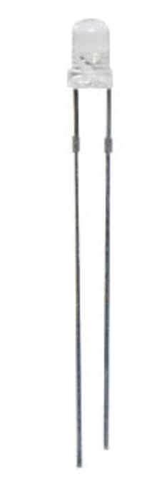 LEDs 1600mcd 3mm White Z0708A