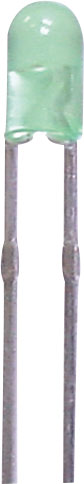 LEDs 70mcd Flangeless 3mm Green Z0731