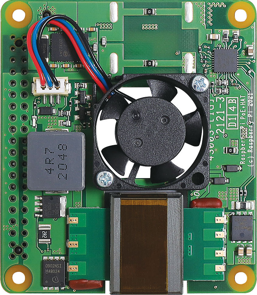 Raspberry Pi POE Hat To Suit Raspberry Pi 4B/3B+ Z6425A