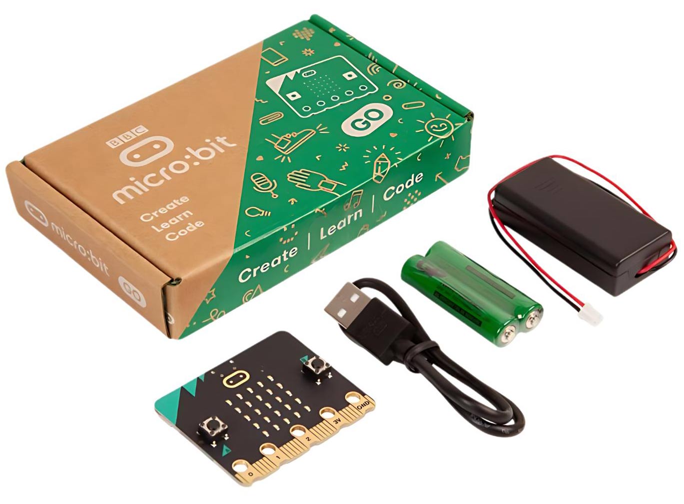 Educational Electronics BBC Micro:Bit Board V2.21 Go Kit Z6440B