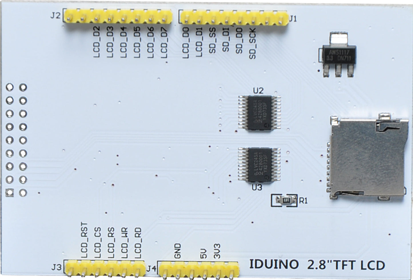 Arduino 2.8" TFT Touch Shield With Resistive Touch Screen Z6510A