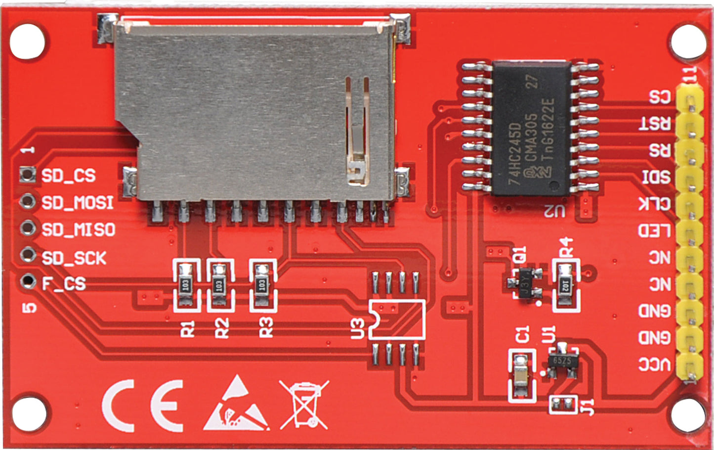 Arduino 2.2" TFT Display Module For Arduino Z6529
