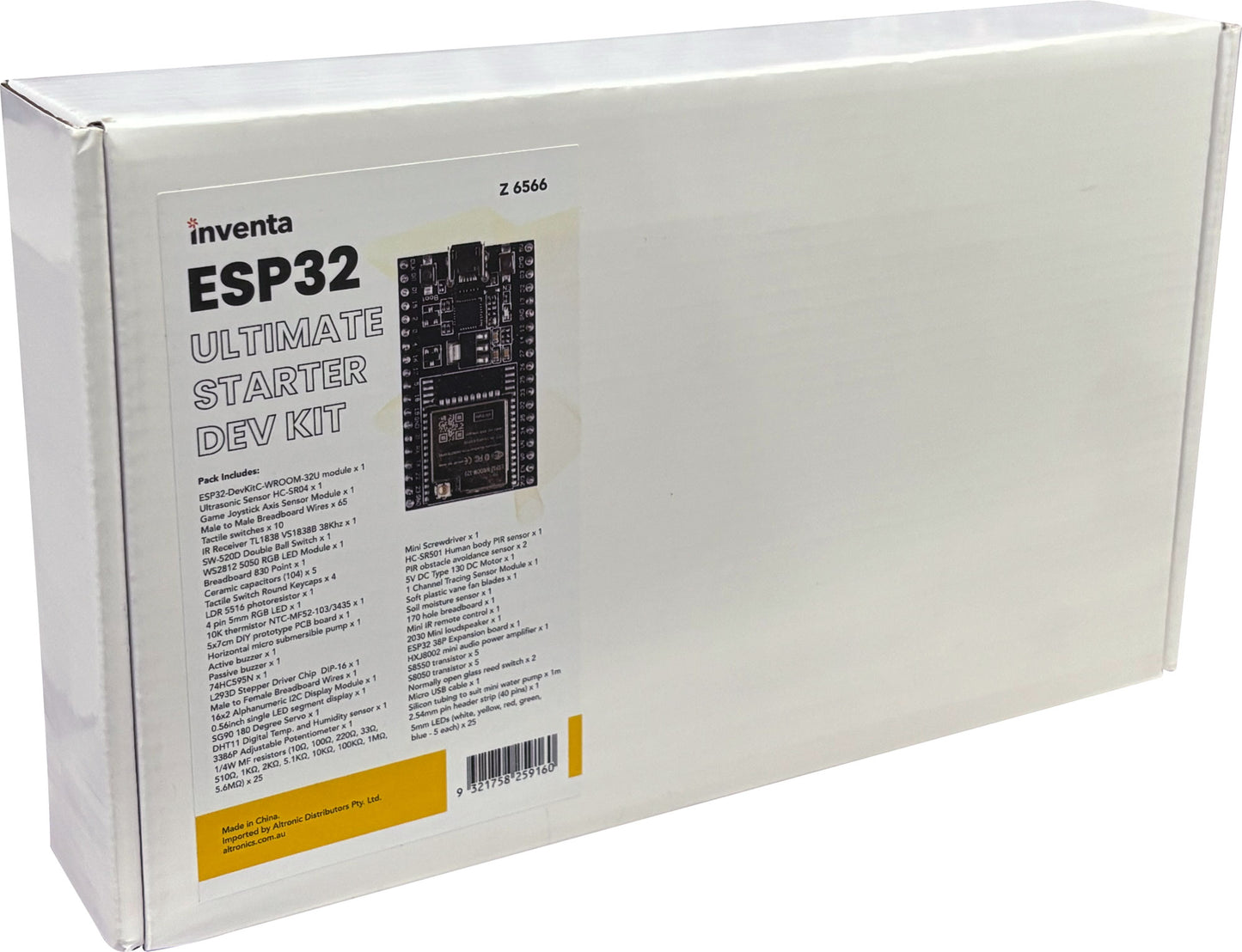 ESP32 Ultimate Starter Development Kit Z6566