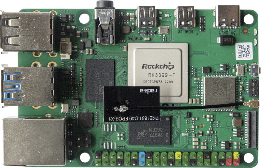 Raspberry Pi ROCK Model 4C Plus Single Board Computer ZR6302G