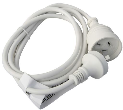 Mains Extension 3m White ACL203WH