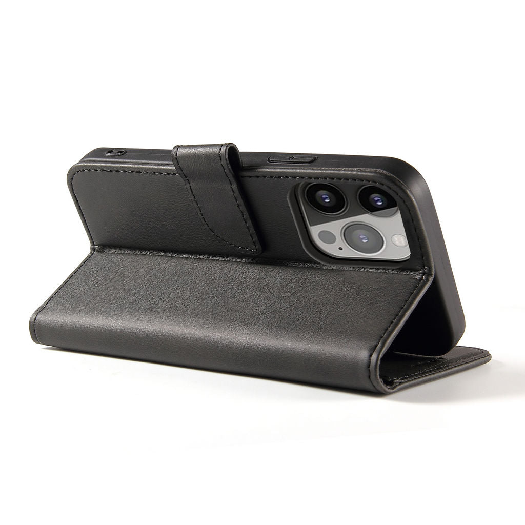 Litchi iPhone 14 Wallet Case Black ALC9170-102