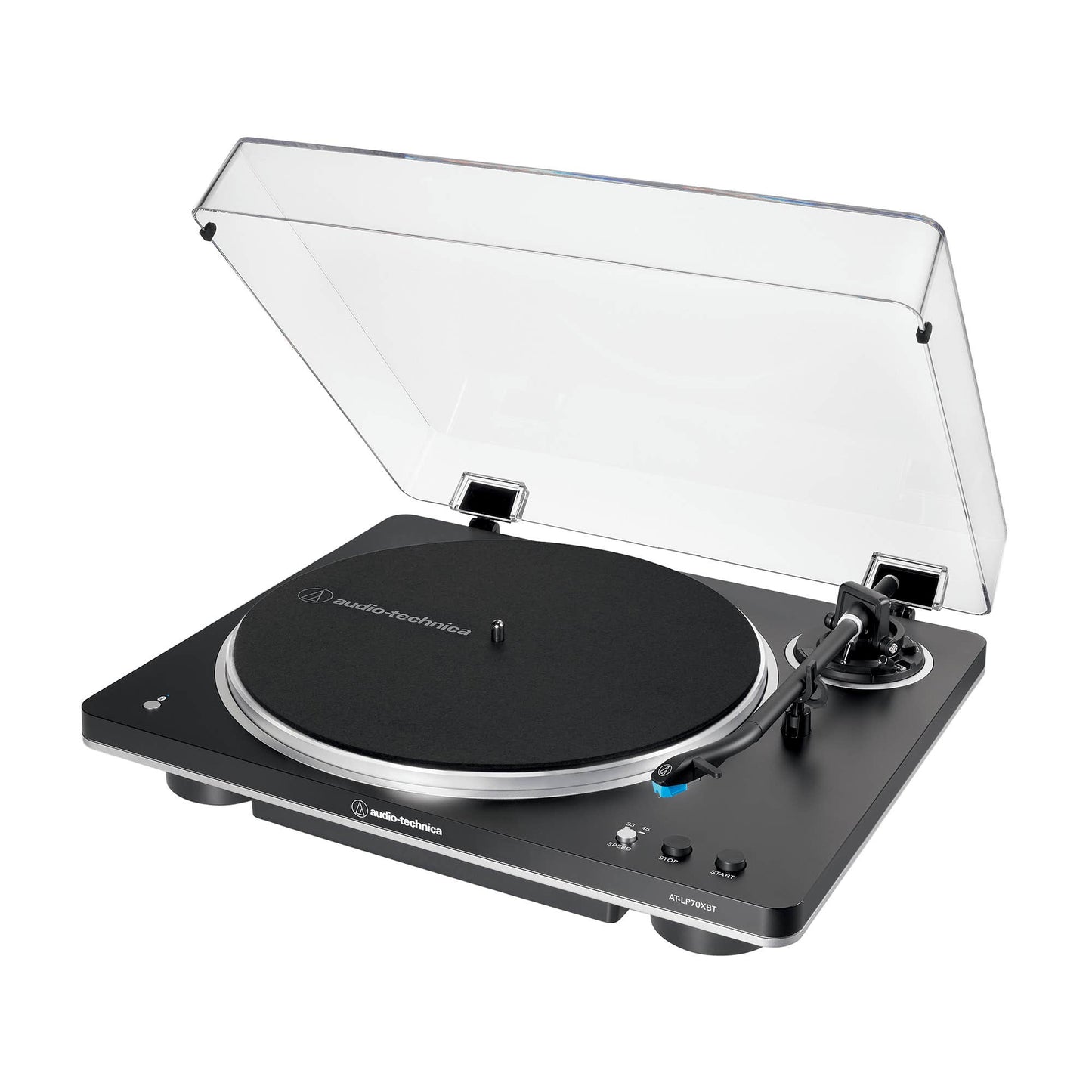 Audio-Technica Turntable Full Auto Belt Drive Bluetooth Vm95c Stylus Black/silver LP70XBTBS