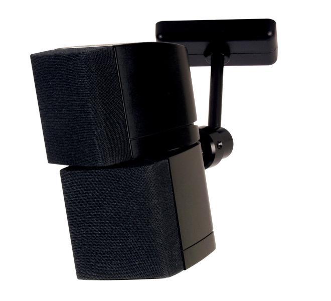 B-Tech Universal Home Cinema Speaker Wall / Ceiling Mount Black BT34B