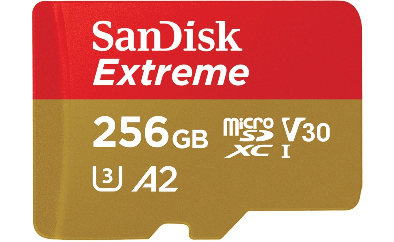 Sandisk 256GB Extreme MicroSD SDSQXAV256GGN6MA