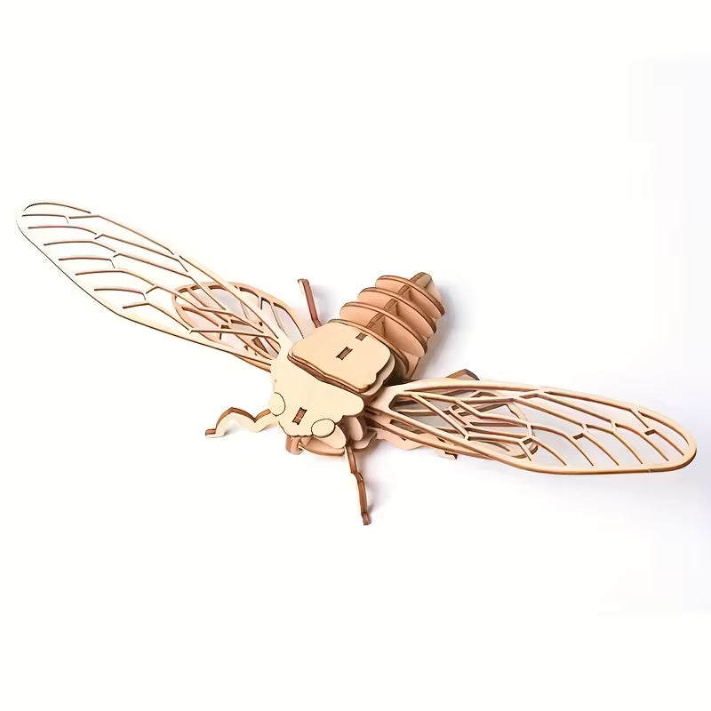 Wooden Kit - 3D Cicada Jigsaw Puzzle YY4138950/C