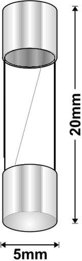 Fuse Glass M205 500ma CEB.500