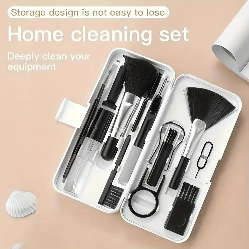 Cleaning Tool Set 18-in-1 Multi-function Small Cleaning Tools In Case KW50754