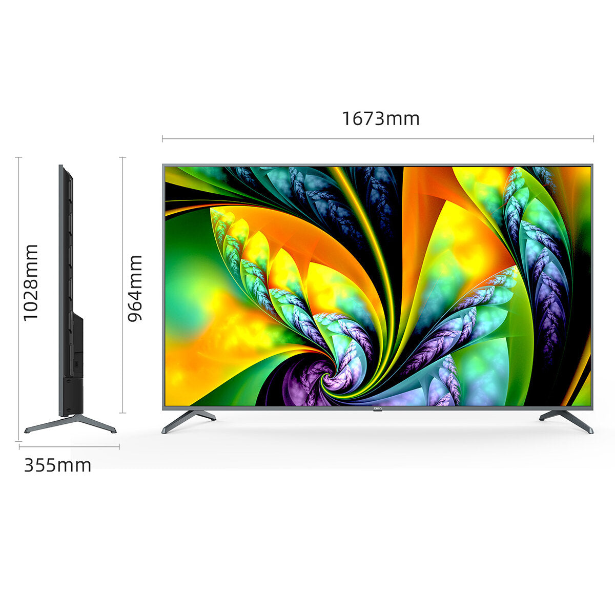 CHIQ 75" 4k Google TV Netflix Youtube Chromecast HDMI 2.1 U75F8TG