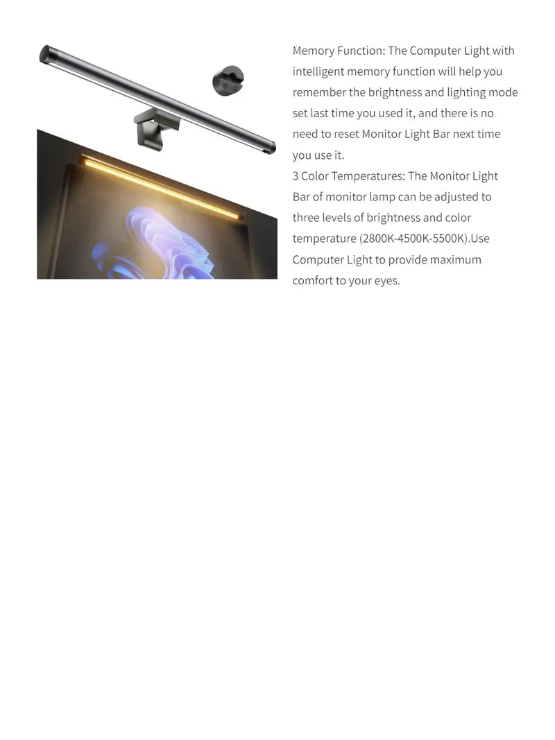 Monitor Light Bar - USB LED Screen Lamp MP1546570