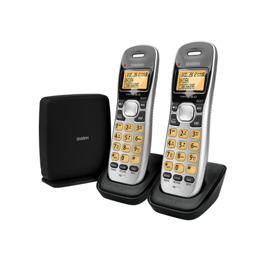 Uniden Dect Cordless Phone Twin Pack Location Free Base DECT1730+1