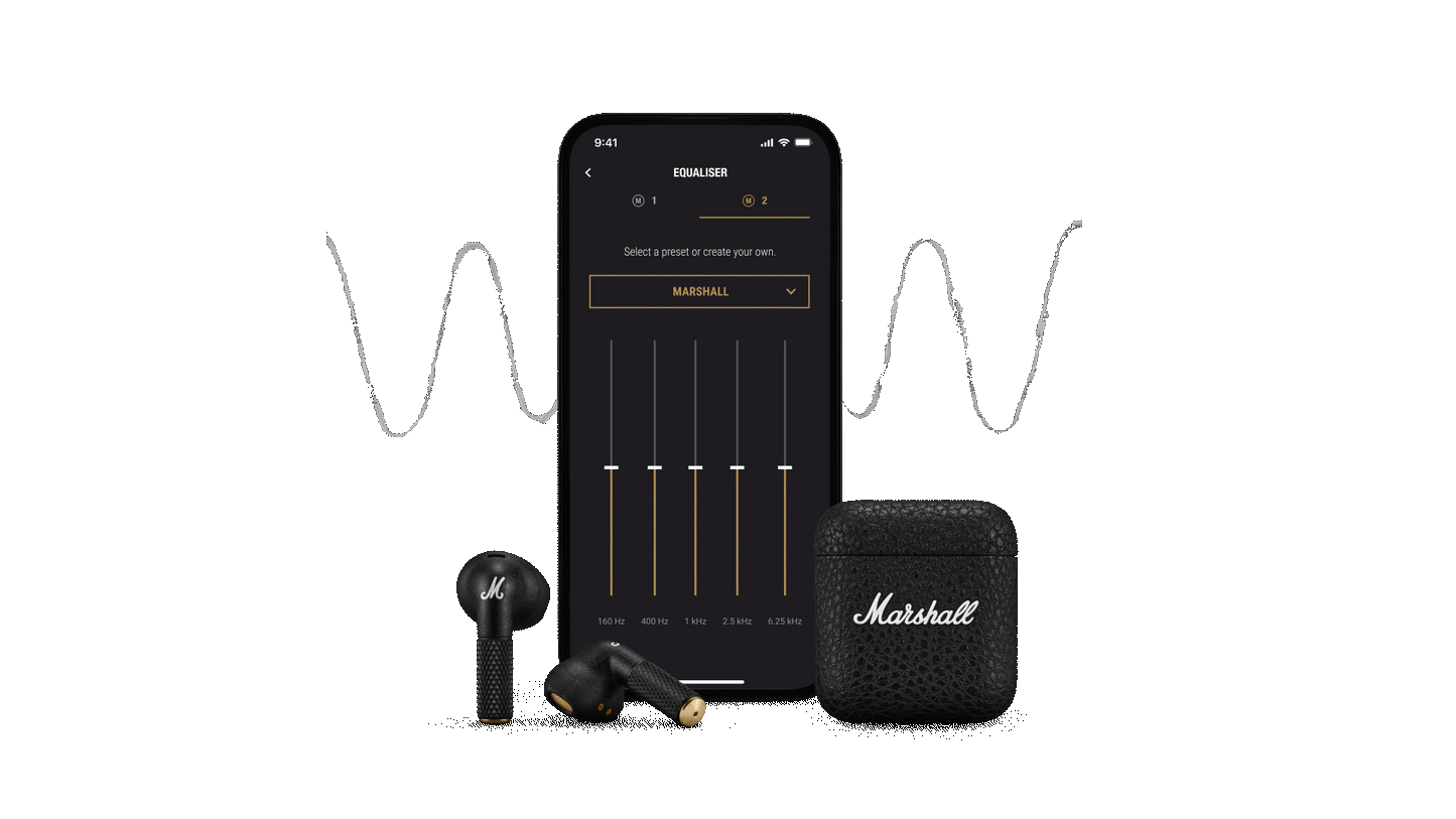 Headphones Marshall Minor IV TWS In Ear Bluetooth Headphones Black 253326