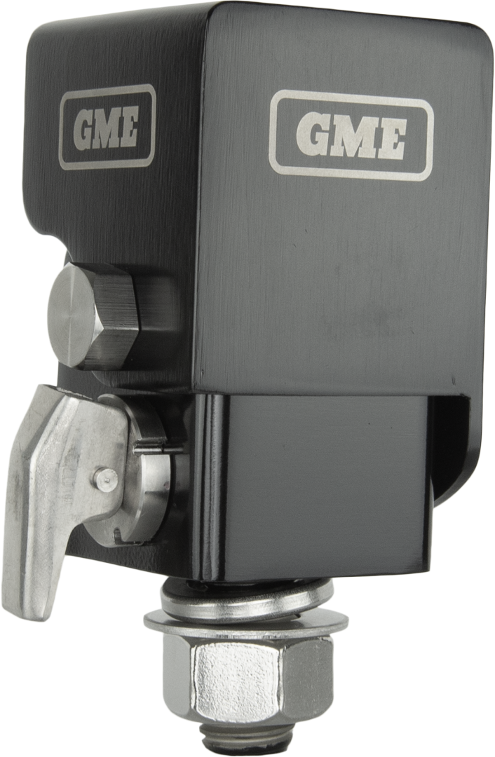 GME Heavy Duty Fold Down Bracket Black MB042B