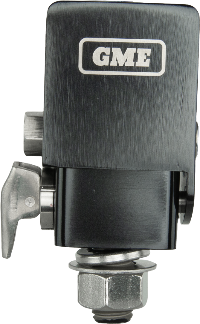 GME Heavy Duty Fold Down Bracket Black MB042B