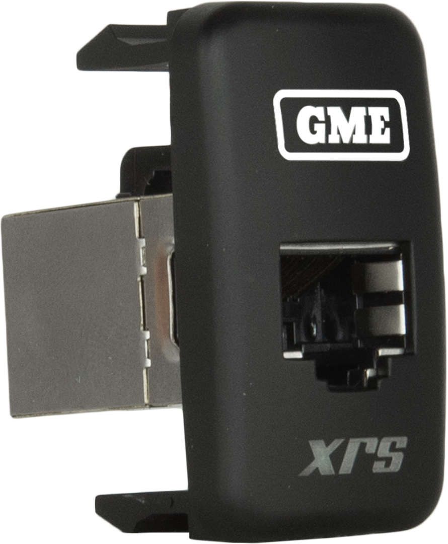 GME RJ45 Pass Through Type 2 White XRS-RJ45W2
