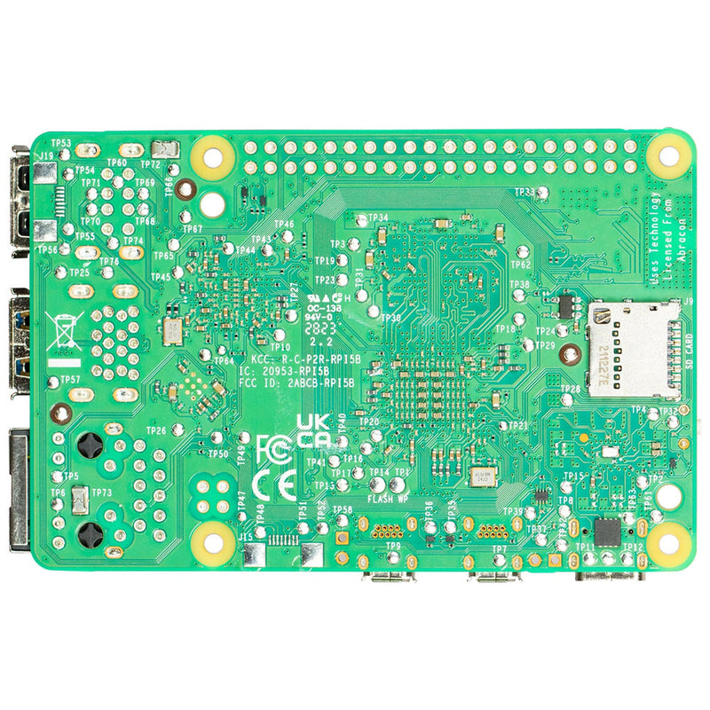Raspberry Pi 5 8GB BCM2712 Arm Cortex-a76 8Gb Ram MicroSD WIFI HDMI Power Button RPI5-8GB-SINGLE 4256000