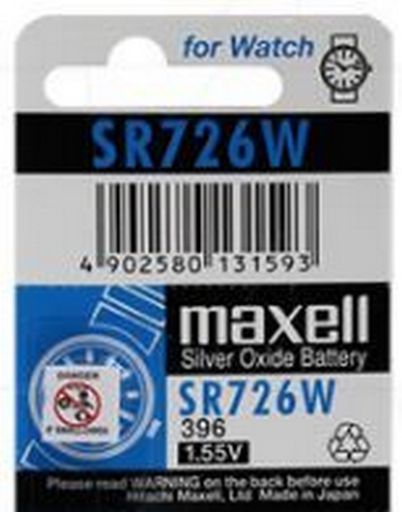 Button Cell Battery Silver Oxide 396 397 1.5v SR726