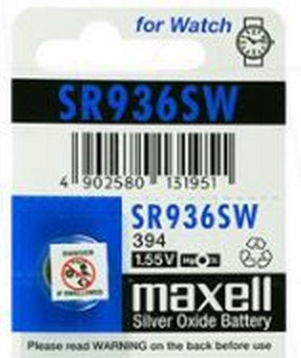 Button Cell Battery Silver Oxide SR936SW 394 1.5v SR936