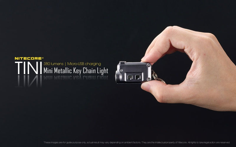 Nitecore 380 Lumen Usb Rechargeable Led Keychain Flashlight TINI